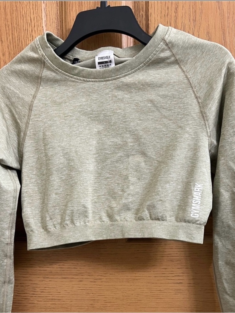 Long Sleeve Cropped Gymshark Top